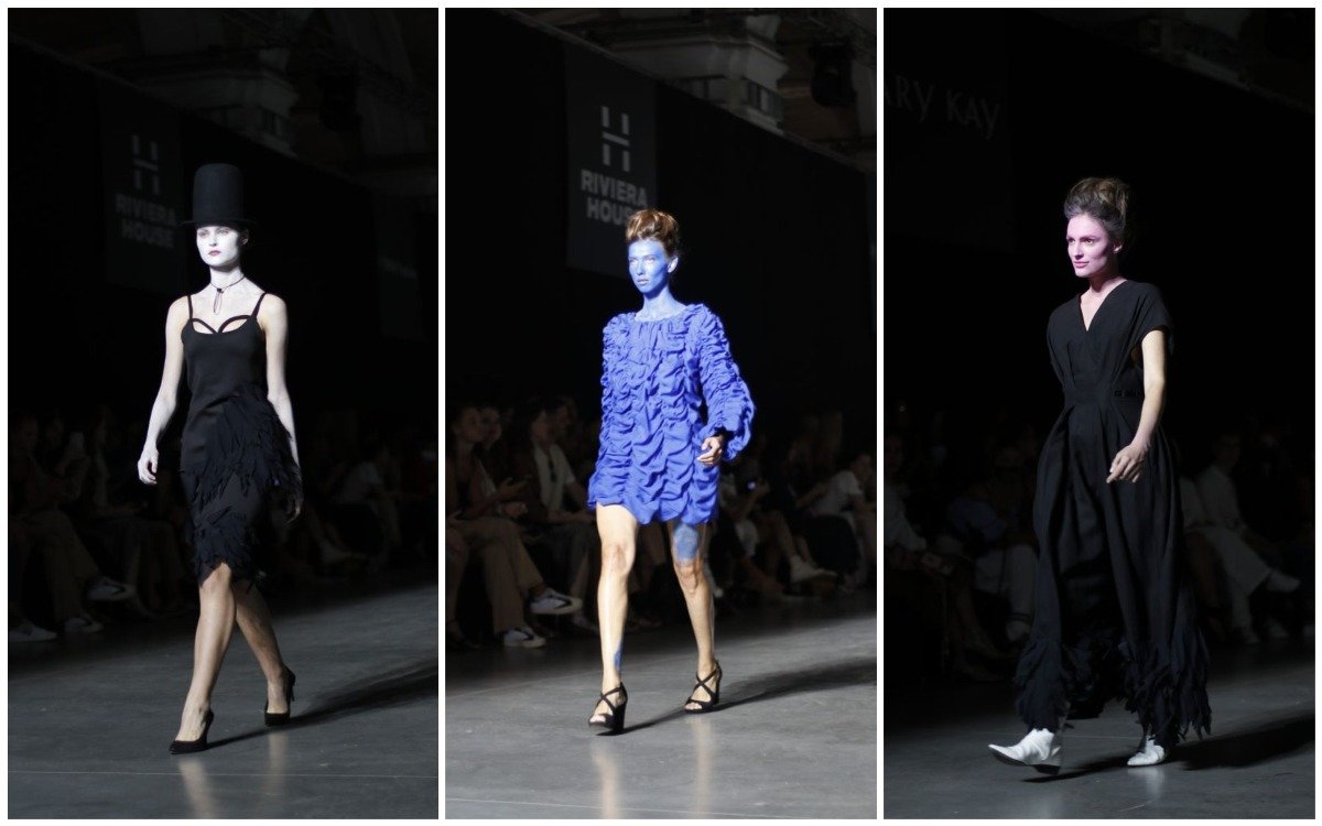 Модели RYBALKO вышли на подиум с синими и розовыми лицами: как прошел второй день Ukrainian Fashion Week 6