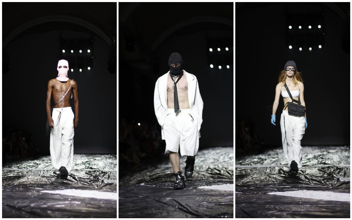Почему модели Roussin были одеты в мусорные пакеты и как дизайнер создавала свою коллекцию во время показа 3