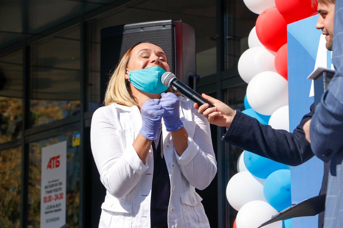 Ирина Чередниченко из Киева не может передать свои эмоции