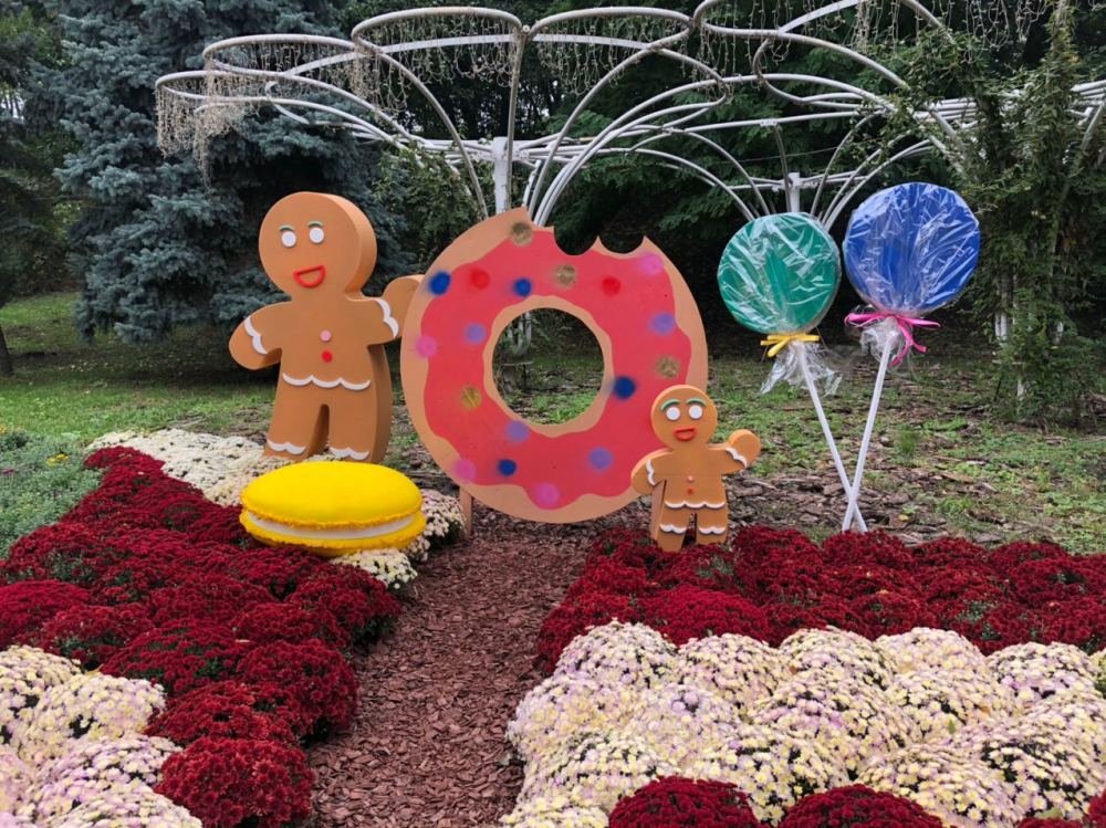 Где в Киеве сделать фото с гигантским пряником и леденцами на цветочной лужайке 1