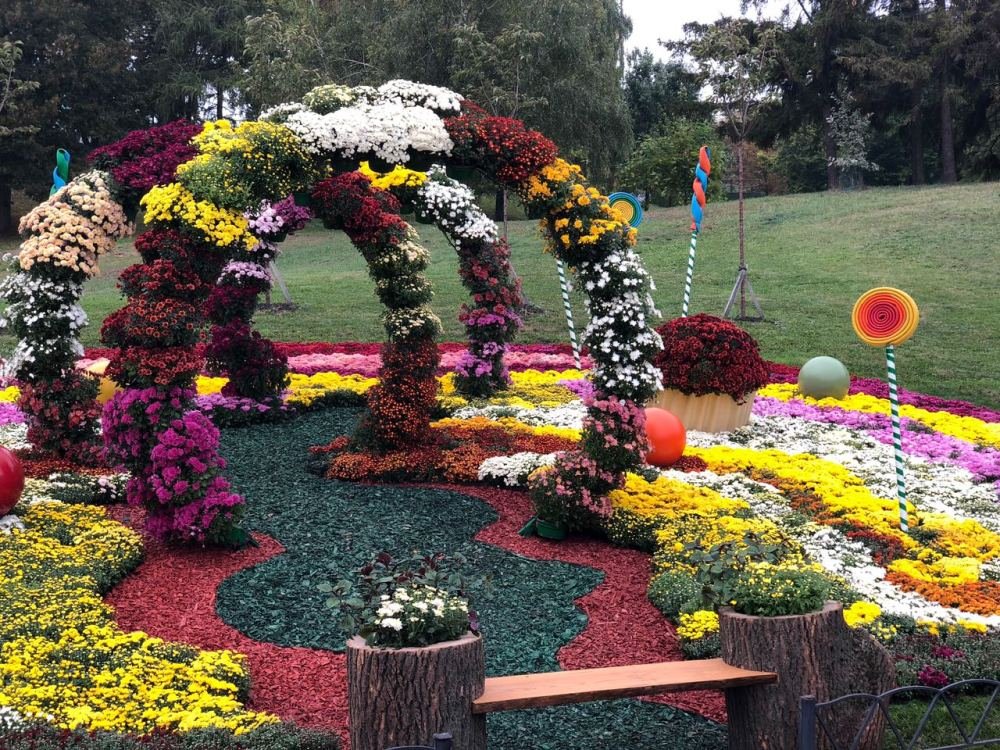 Где в Киеве сделать фото с гигантским пряником и леденцами на цветочной лужайке 4