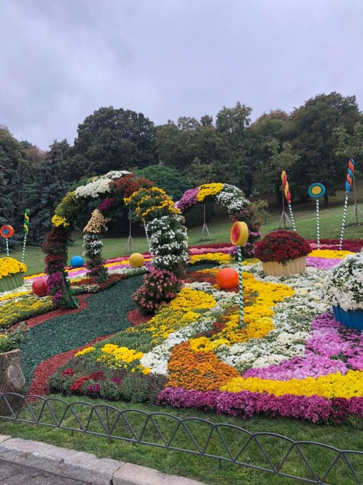 Где в Киеве сделать фото с гигантским пряником и леденцами на цветочной лужайке 6