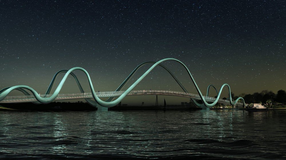 В Киеве построят новый пешеходный мост на Оболони: каким он будет и как выглядит сейчас это место 3