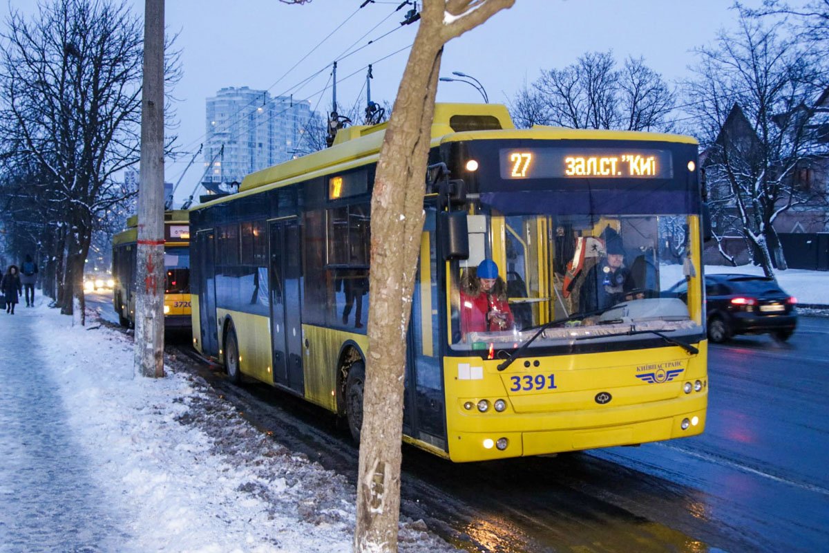 Движение троллейбуса № 27 временно приостановлено