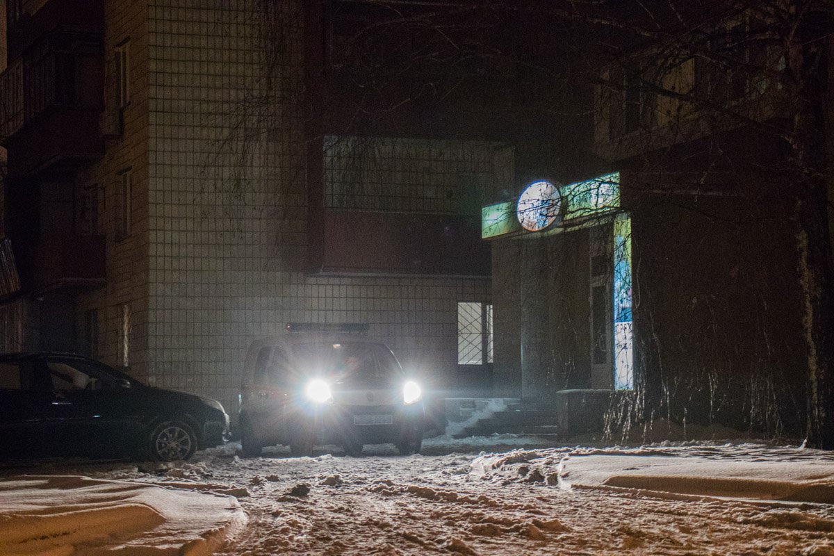 На место происшествия приехала полиция