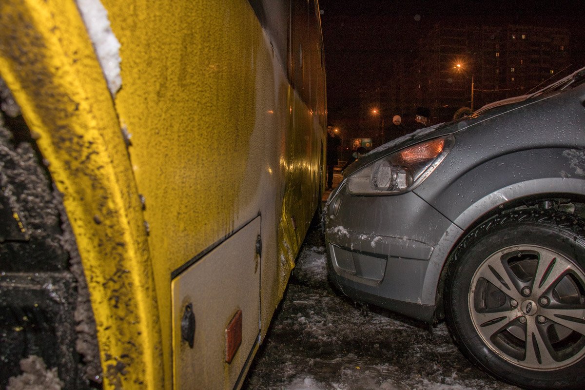 На месте аварии