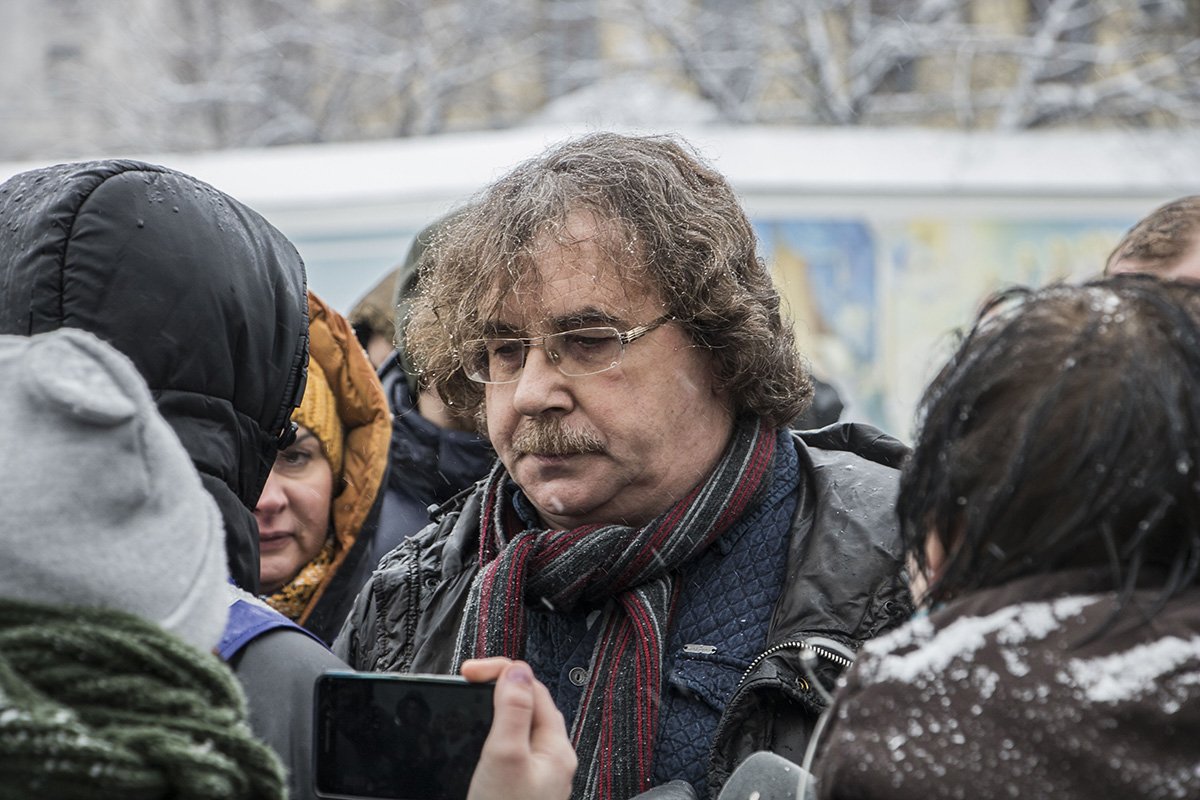 Один из организаторов акции Владимир Черемыс