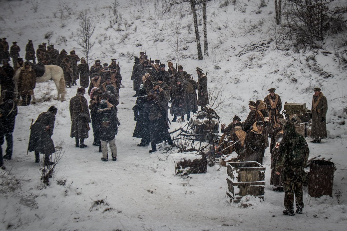 В одном месте собрались гайдамаки, студенты и солдаты УНР