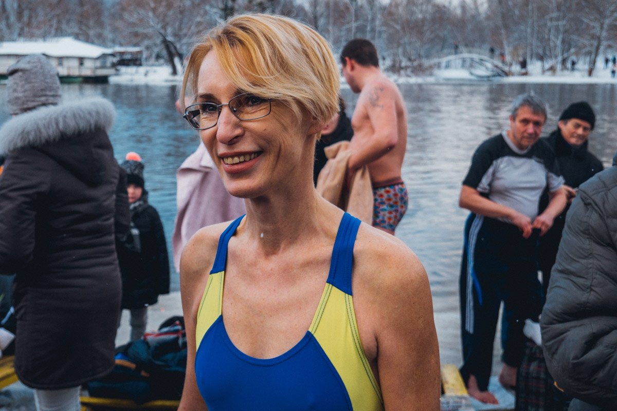 Кто-то окунался в воду на Крещение не в первый раз