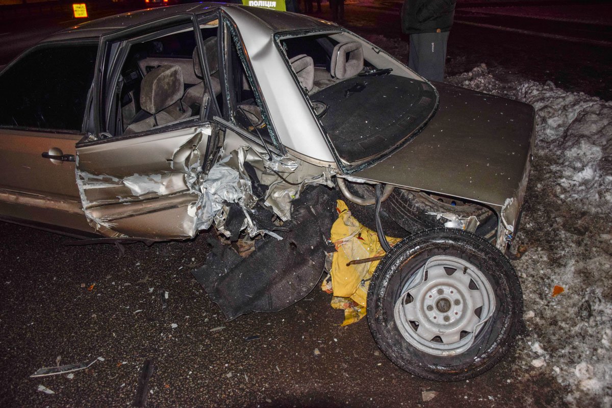 В Audi влетела Skoda