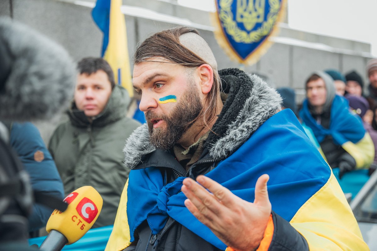 Инициатор акции Вадим Васильчук