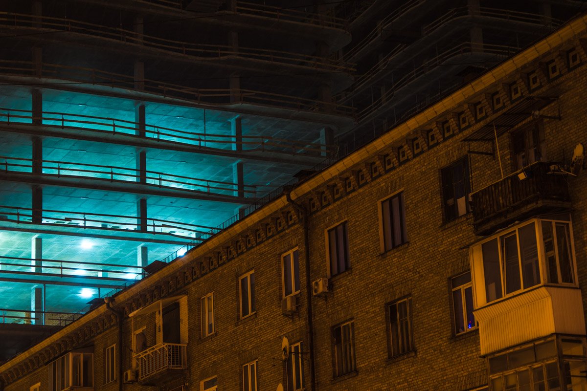 Даже глубокой ночью центр Киева не спит