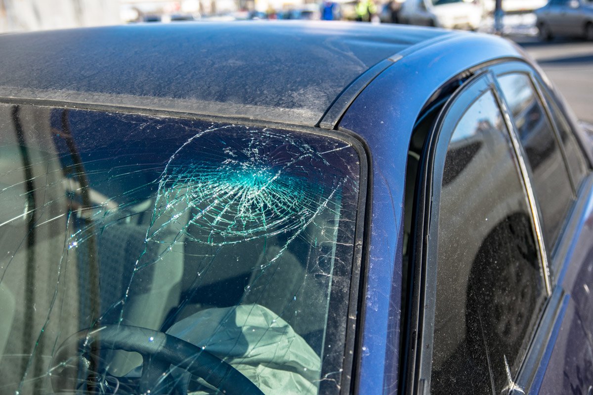 Место удара головы Место удара головы