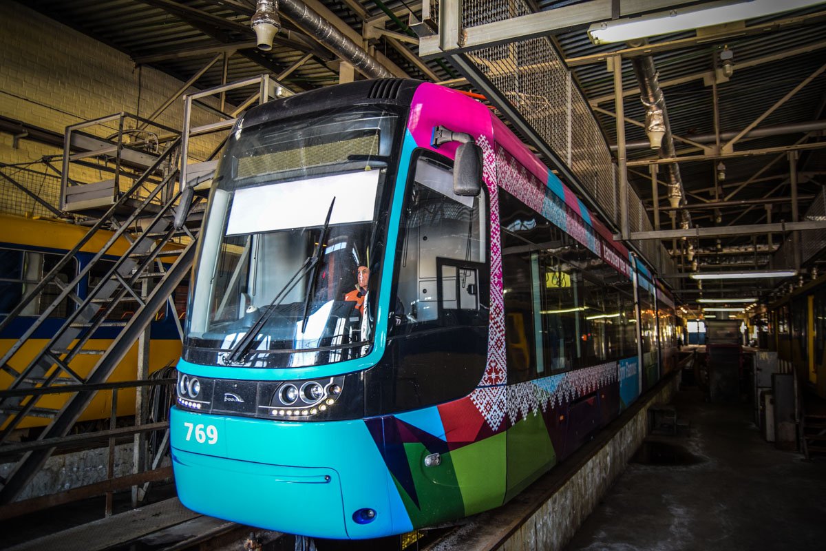 Здесь базируются самые новые образцы электротранспорта