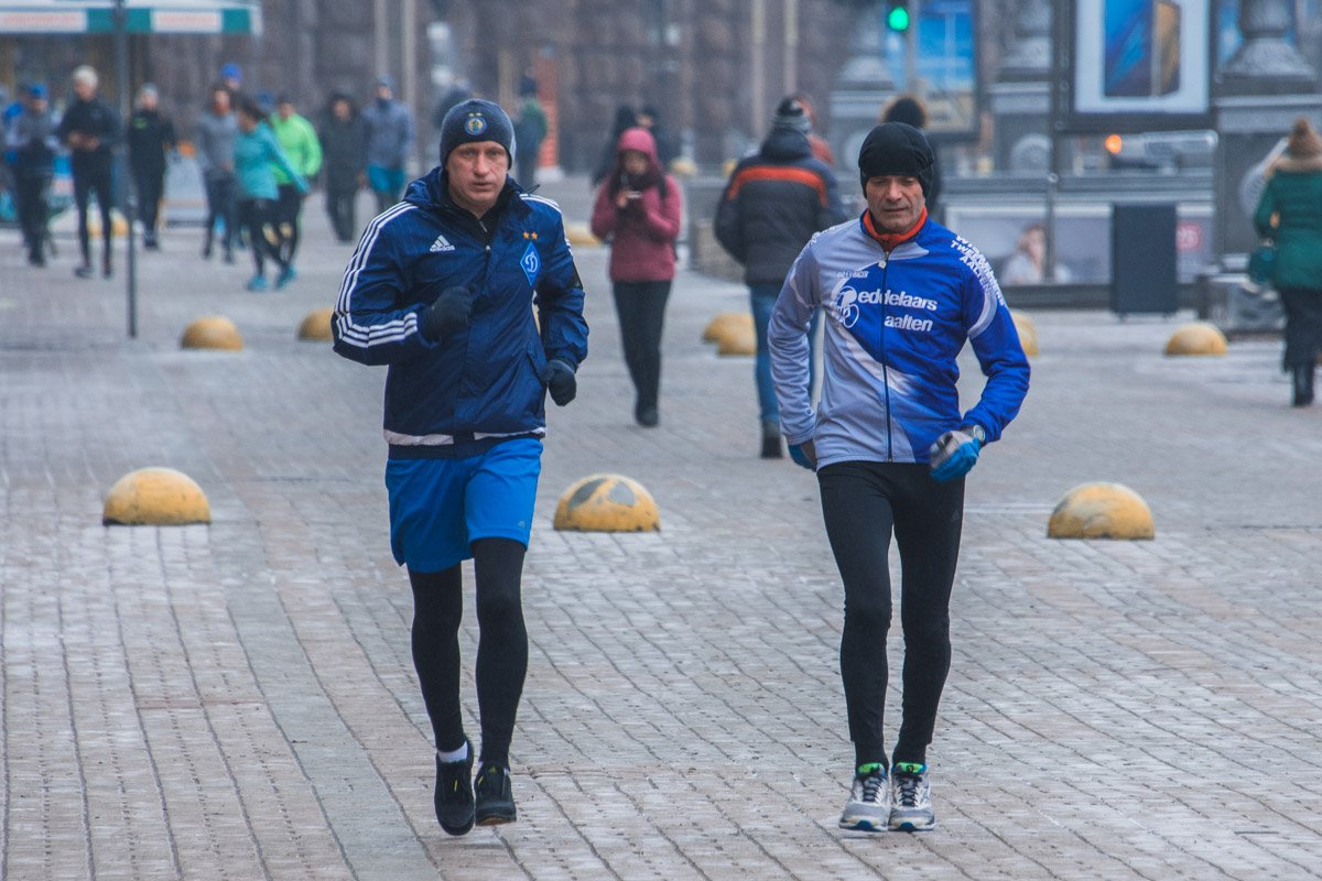 Киевляне ведут здоровый образ жизни