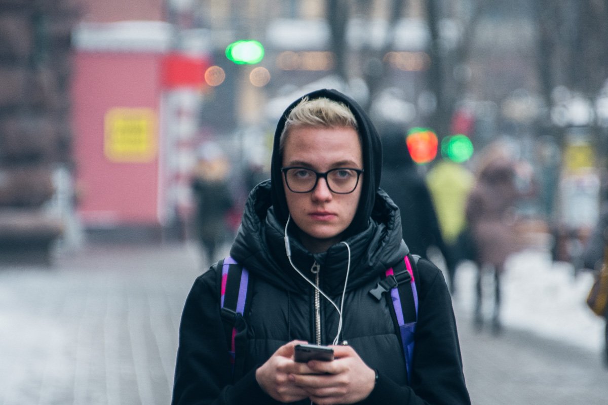 Сосредоточенный взгляд 