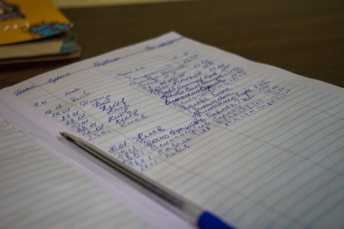 Каждый бездомный должен записаться в журнале посещений