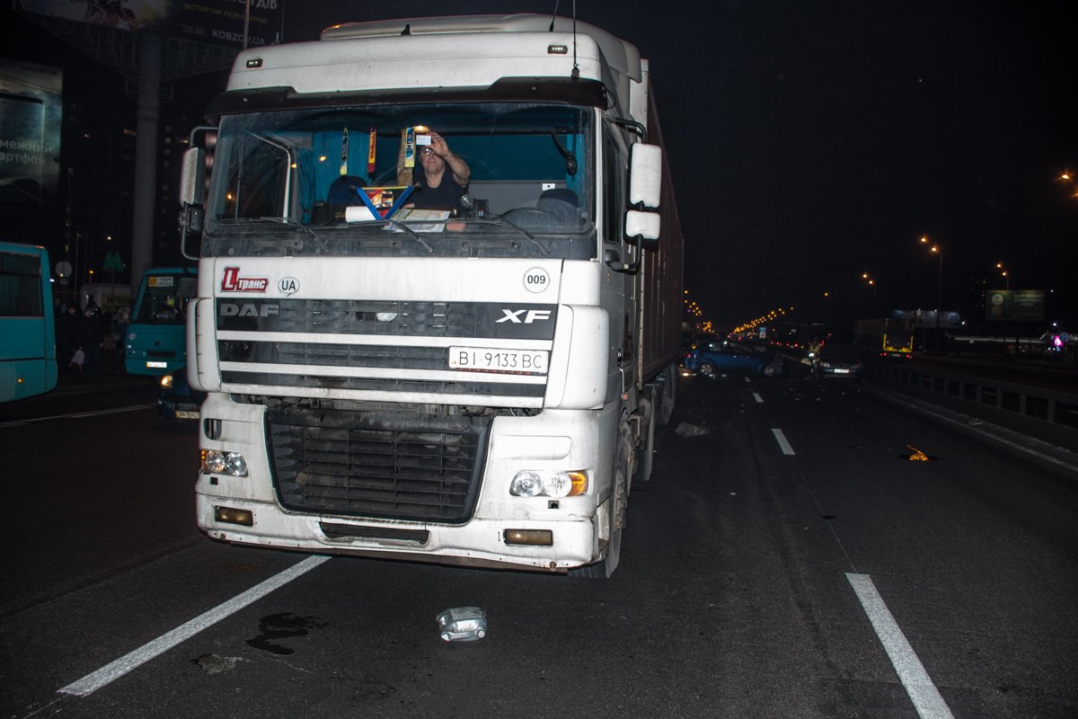 На месте аварии