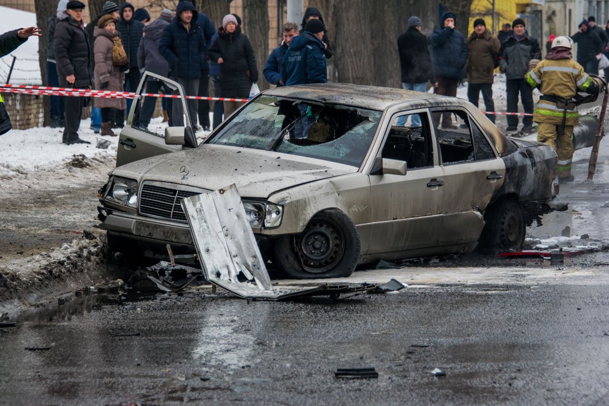 Водитель Mercedes-Benz W140 сильно не пострадал