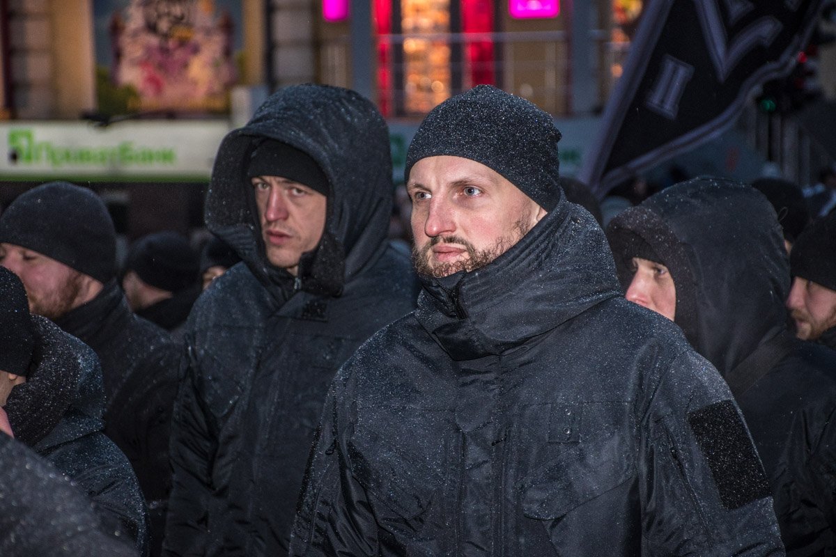 На лицах дружинников была решительность