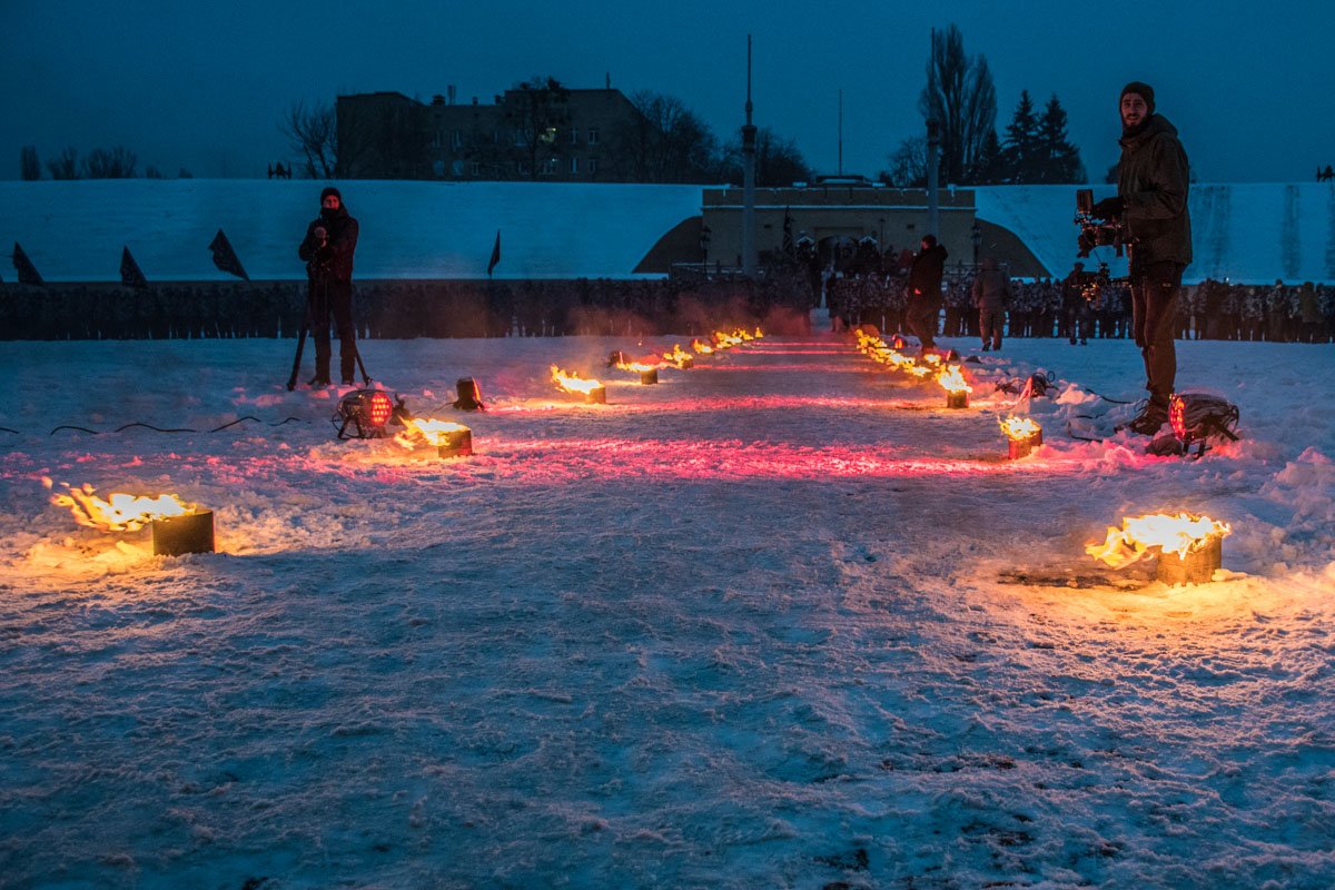 Церемония выглядела атмосферно