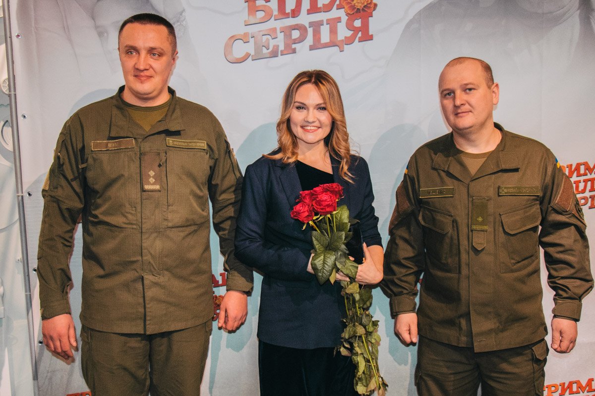 Пришли на премьеру и настоящие военные Пришли на премьеру и настоящие военные