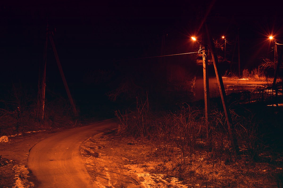 Ночной пейзаж этого города во многом отличается от спальных районов Киева