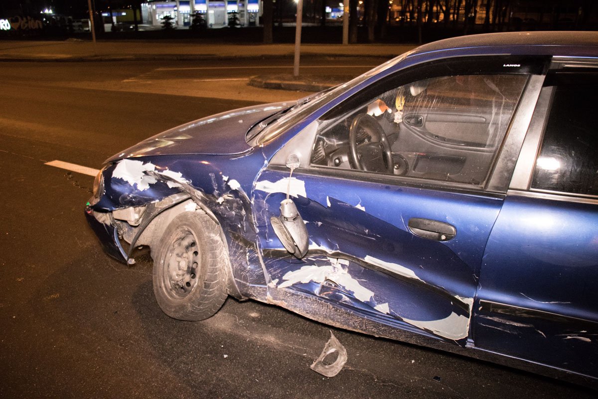 Машины получили серьезные повреждения