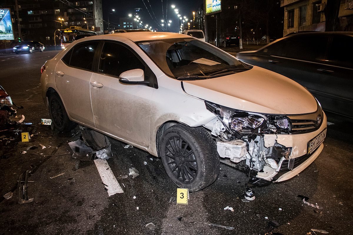 Пострадал водитель Toyota 