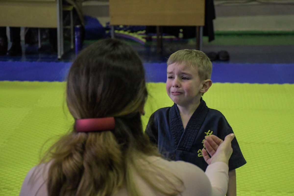 Несмотря на слезки, даже маленькие мужчины показали свою силу