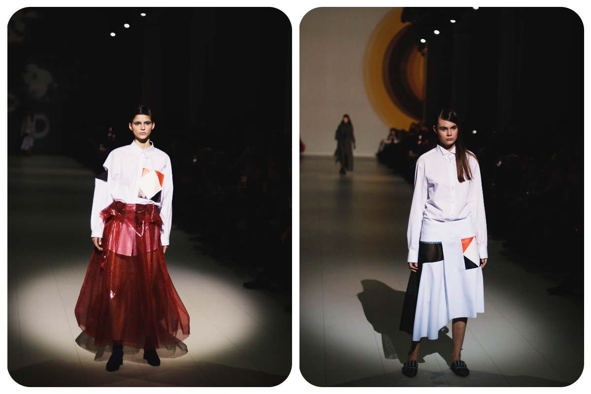 Осенью и зимой стоит выбирать одежду с контрастными цветами