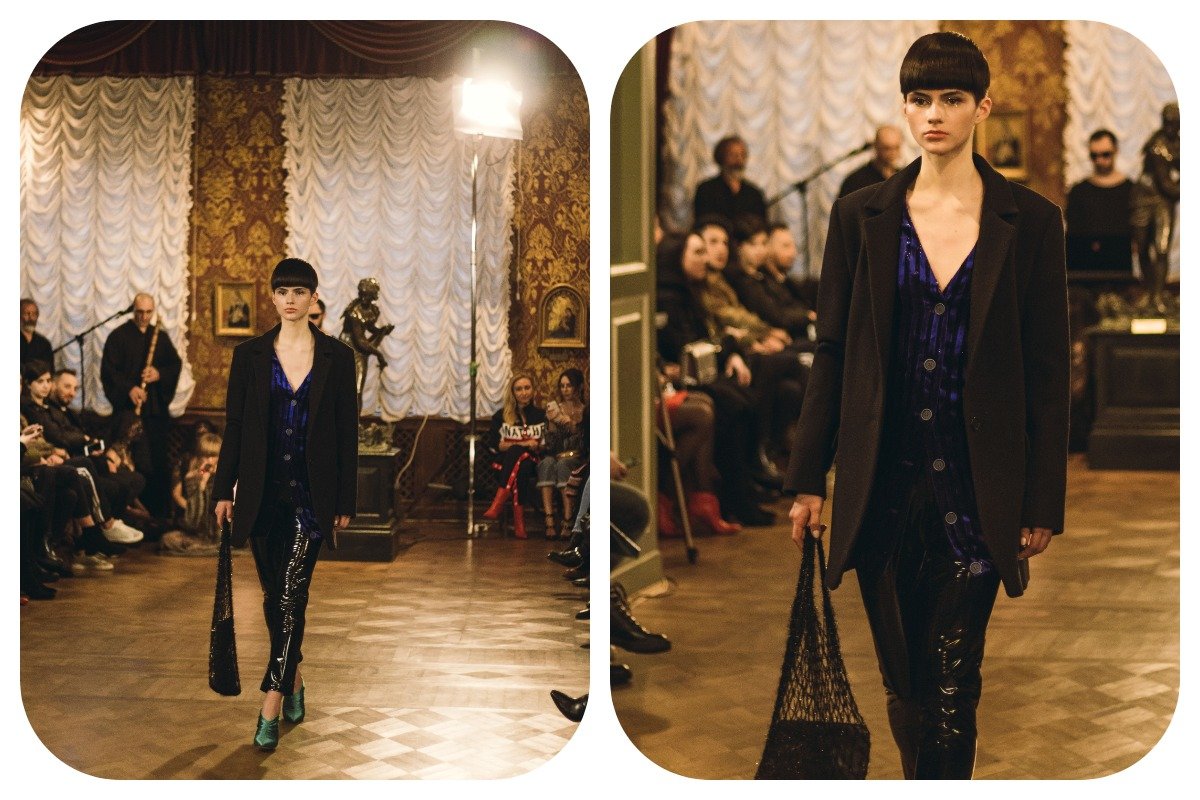 Для создания коллекции дизайнер изучала историю антигламура 