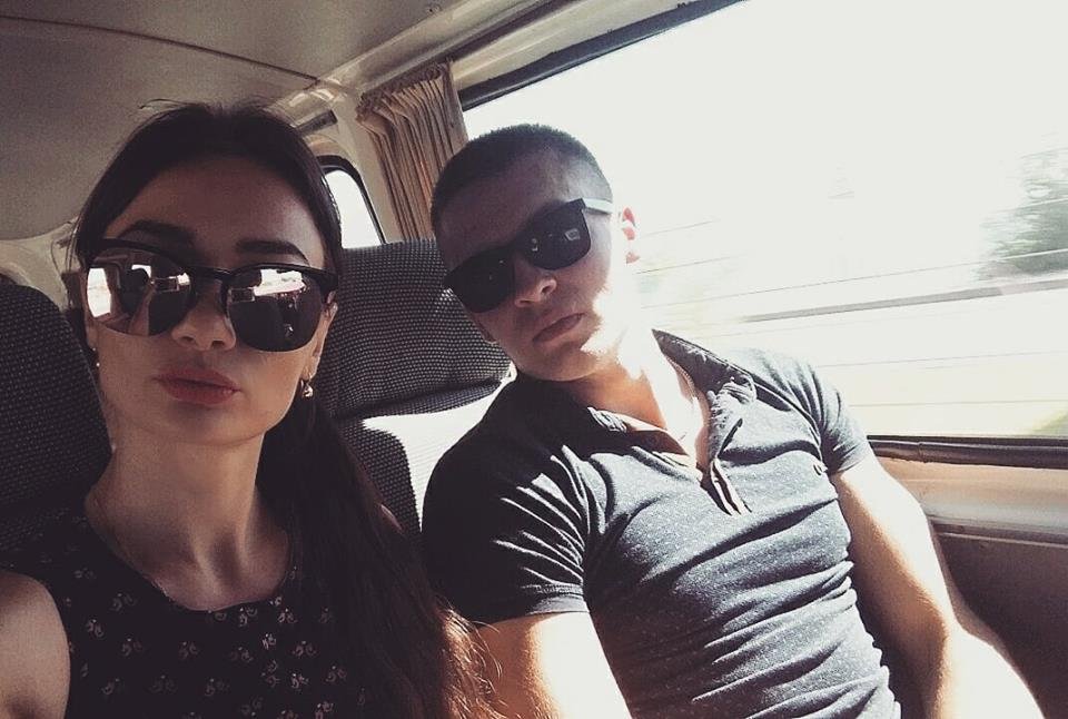 Слава со своей второй половинкой Еленой