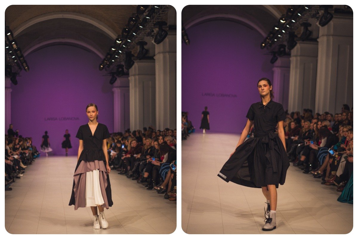 Часть нарядов черные