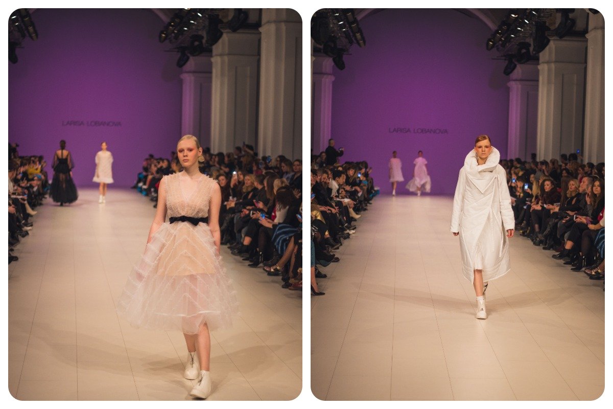 Объемные наряды выглядят легкими 