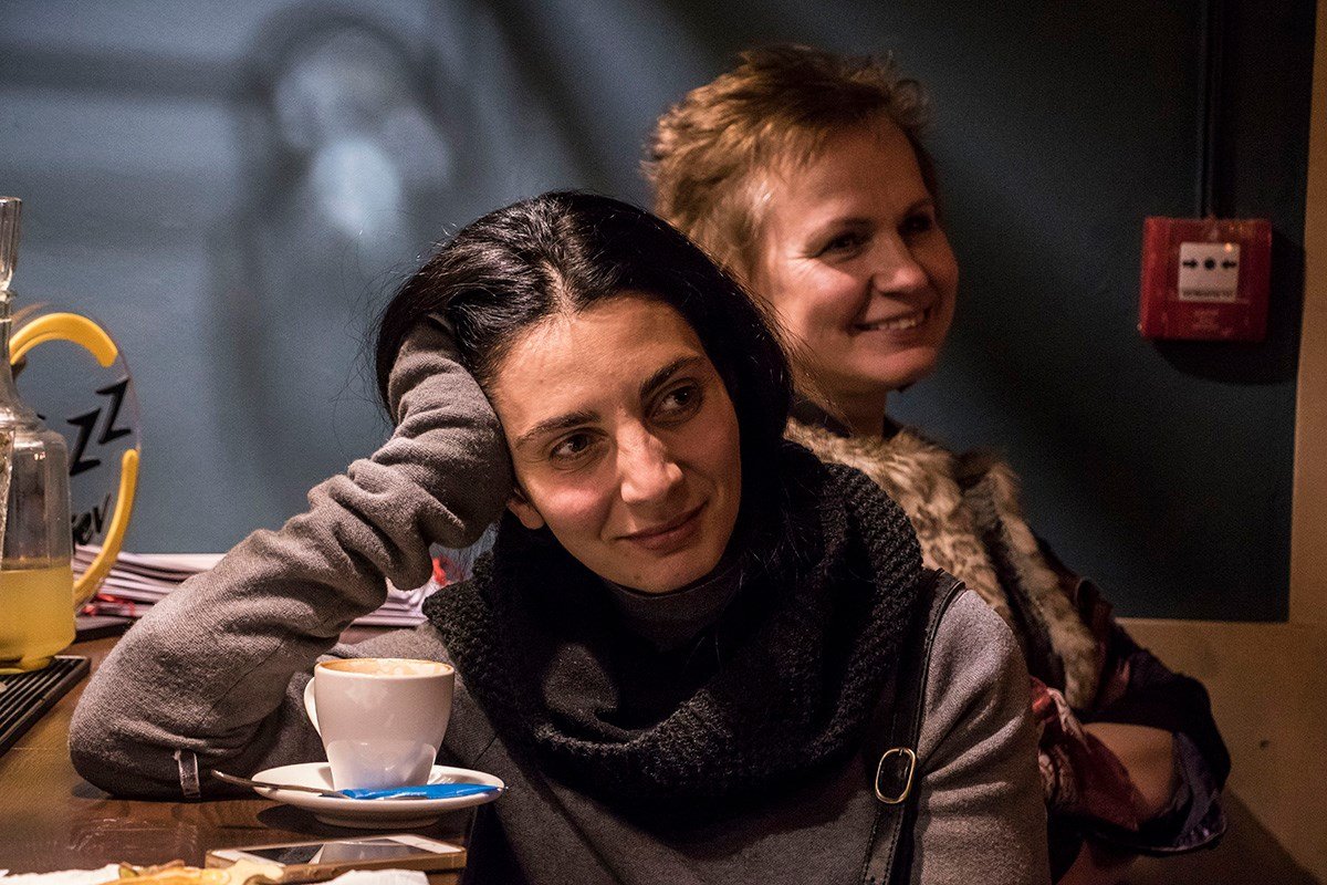 Зрители внимательно слушали талантливого режиссера 