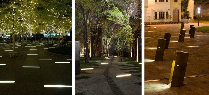 Освещение парка Освещение парка