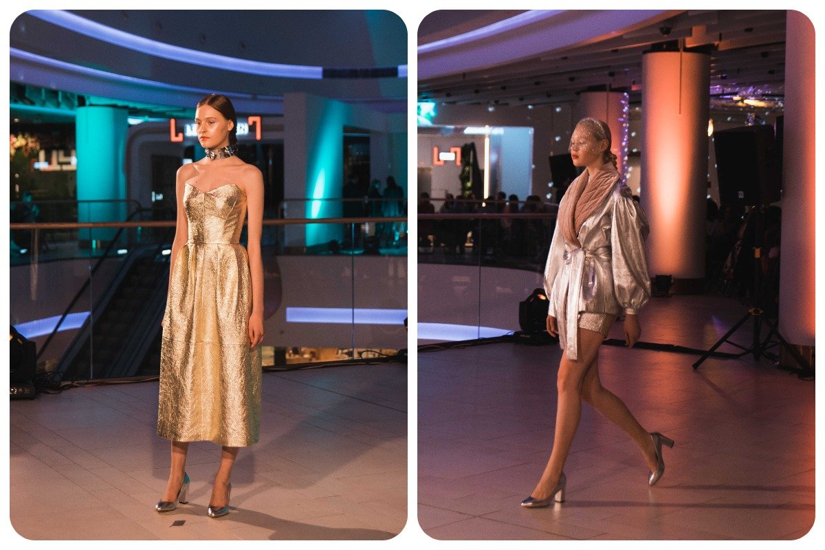 В коллекции преобладают серебрянный и золотой оттенки