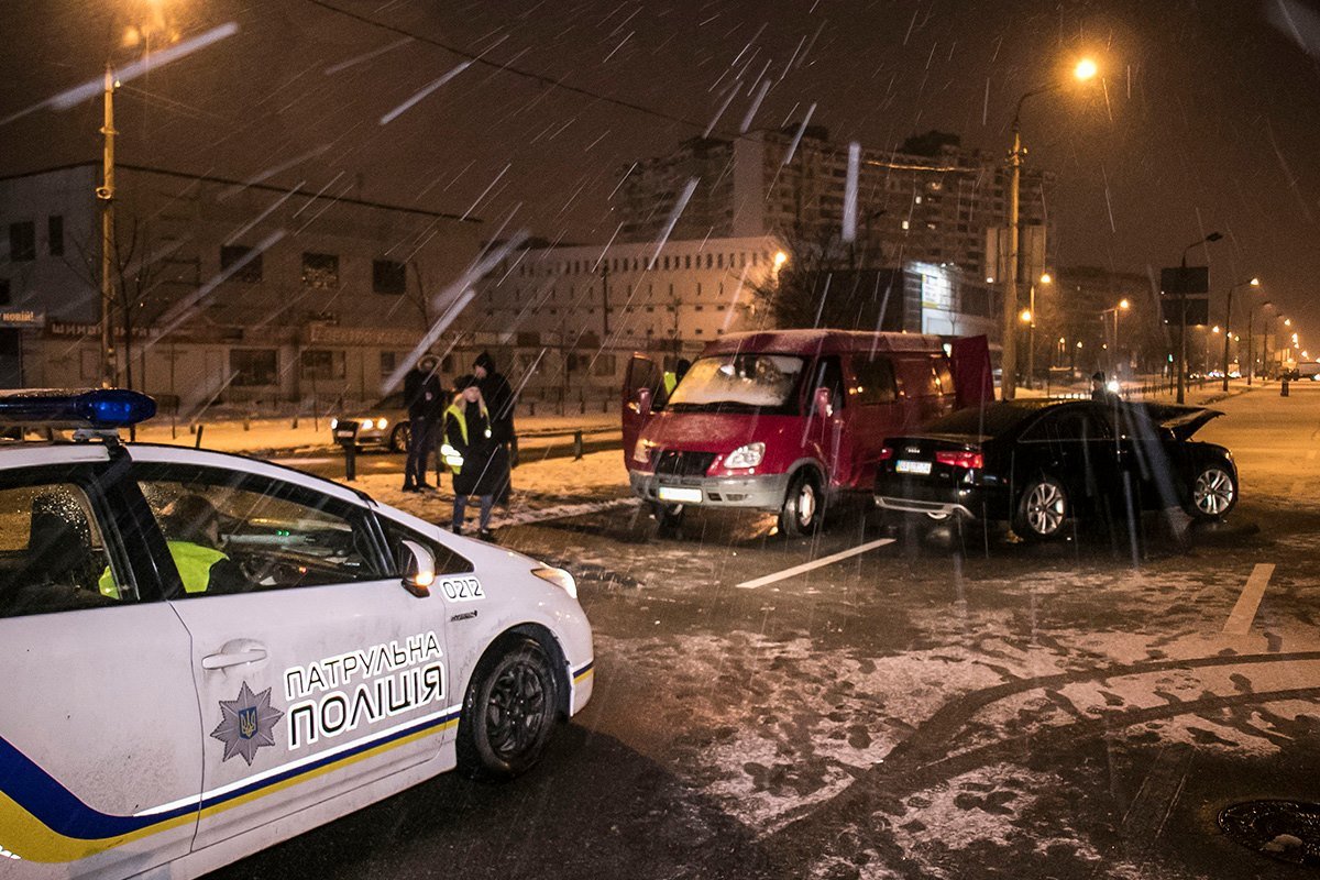 На месте ДТП работала полиция