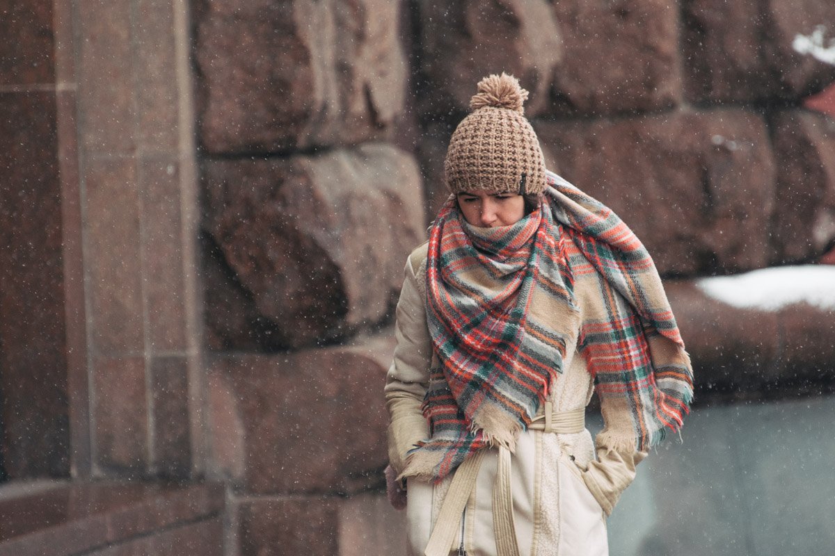 Многие перех выходом основательно утеплились