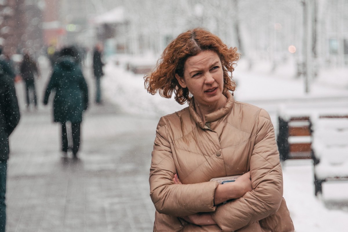 А кто-то даже в холодный февральский день забыл надеть шапку