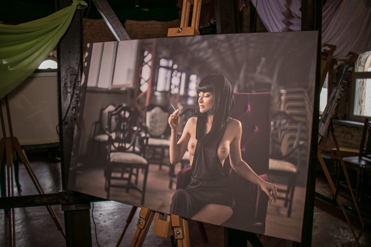 На фотовыставке были представлены около 40 снимков