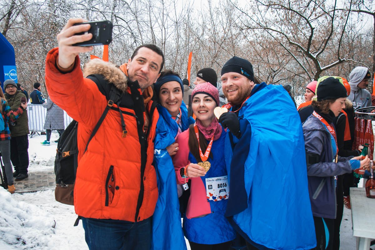 Традиционное селфи после финиша
