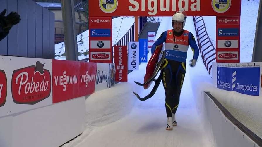 По итогам санного спорта Андрей Мандзий занял 19-е место