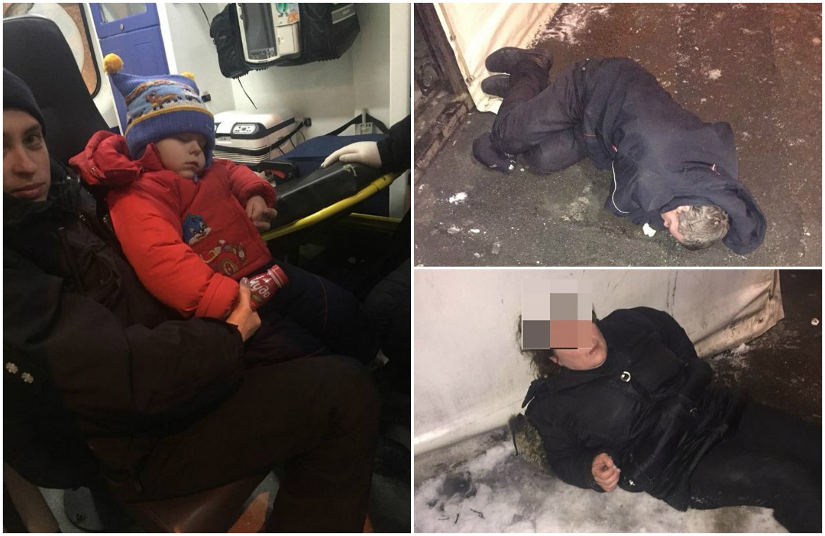 Родители 3-летнего ребенка были настолько пьяны, что не могли устоять на ногах Родители 3-летнего ребенка были настолько пьяны, что не могли устоять на ногах