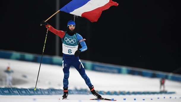 Золото в мужской гонке преследования завоевал Мартен Фуркад