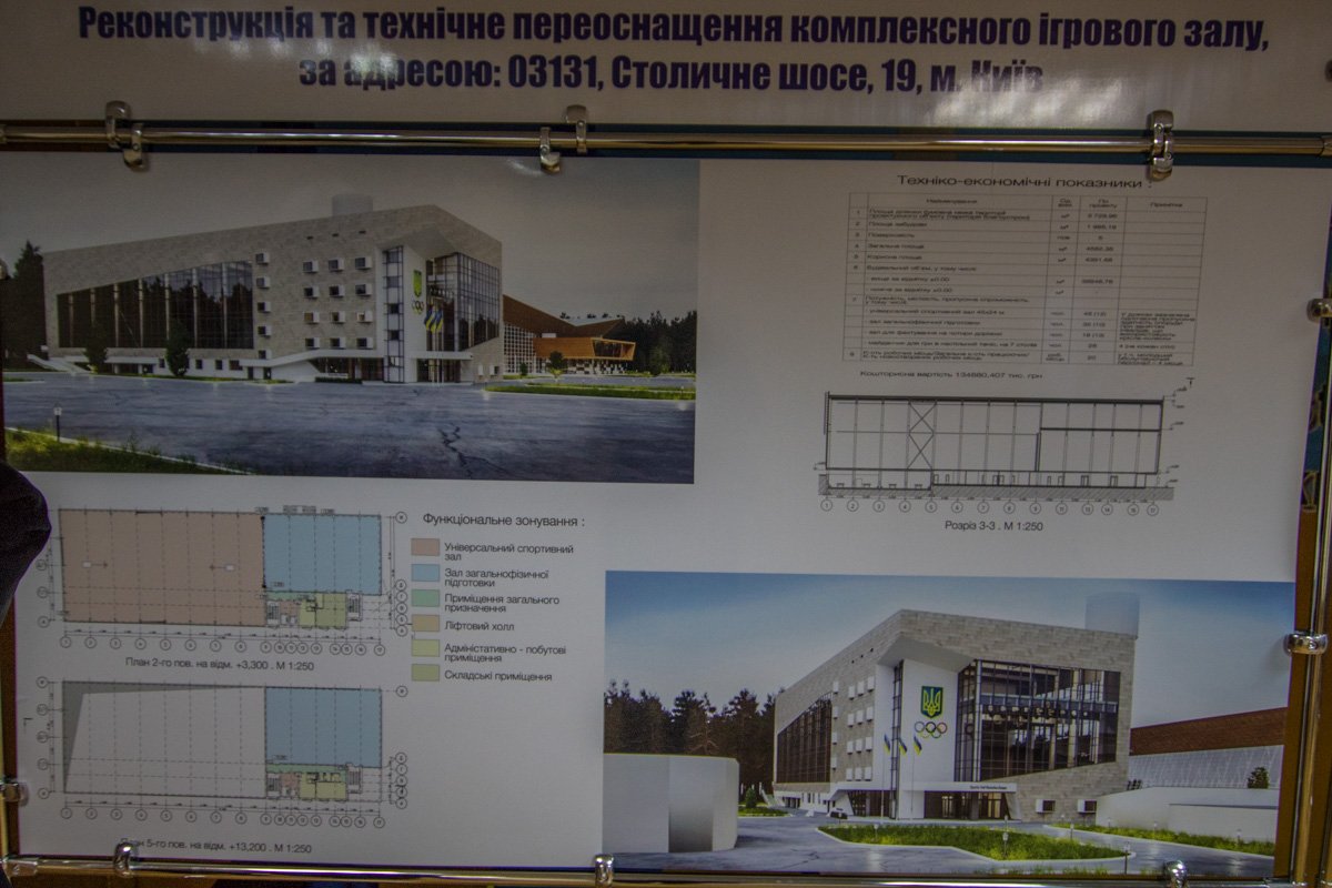 В некоторых игровых залах планируют сделать стеклянные стены, чтобы можно было смотреть как тренируются спортсмены