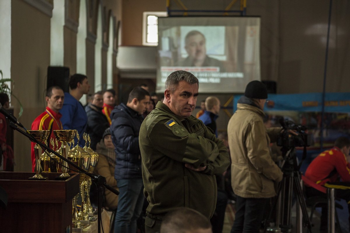 На мероприятии присутствовало руководство Национальной гвардии Украины