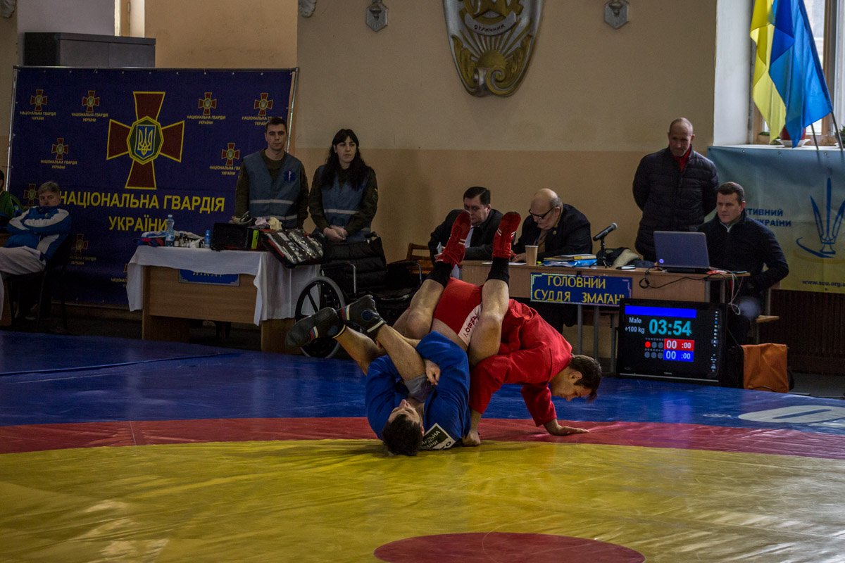 На мероприятии был президент украинской Федерации самбо Вадим Рогач