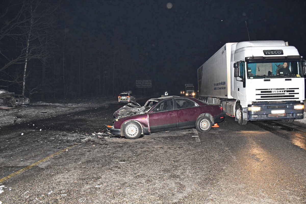 В сторону Василькова была открыта только одна полоса